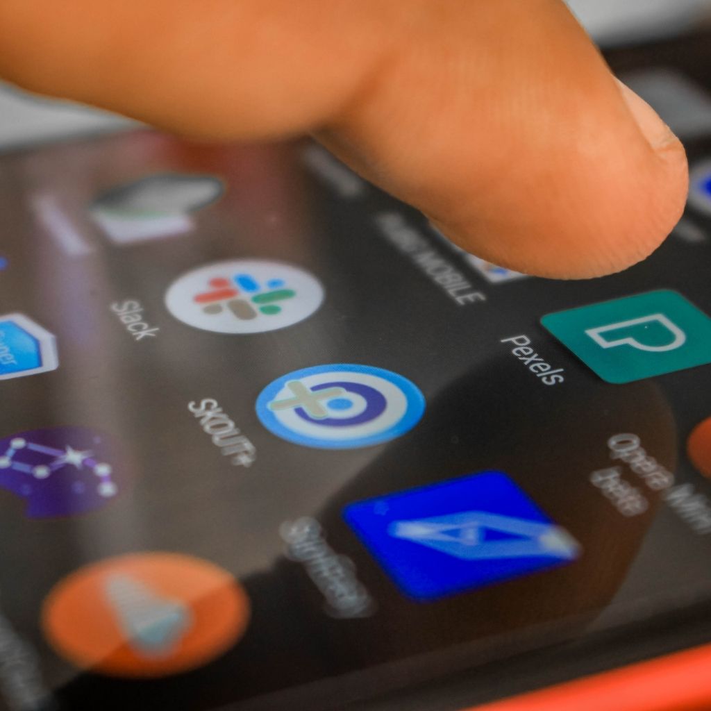 Android App Development illustration mockup