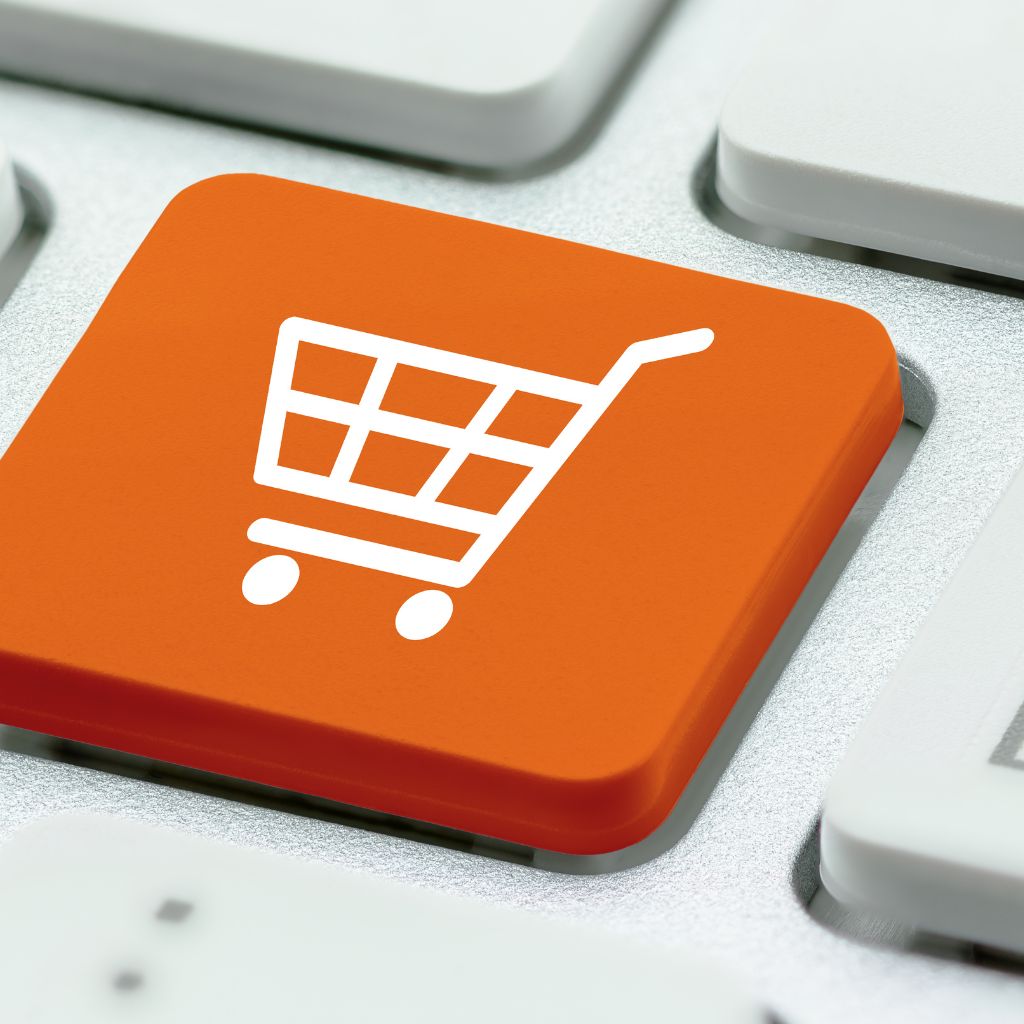 E-Commerce Development illustration mockup