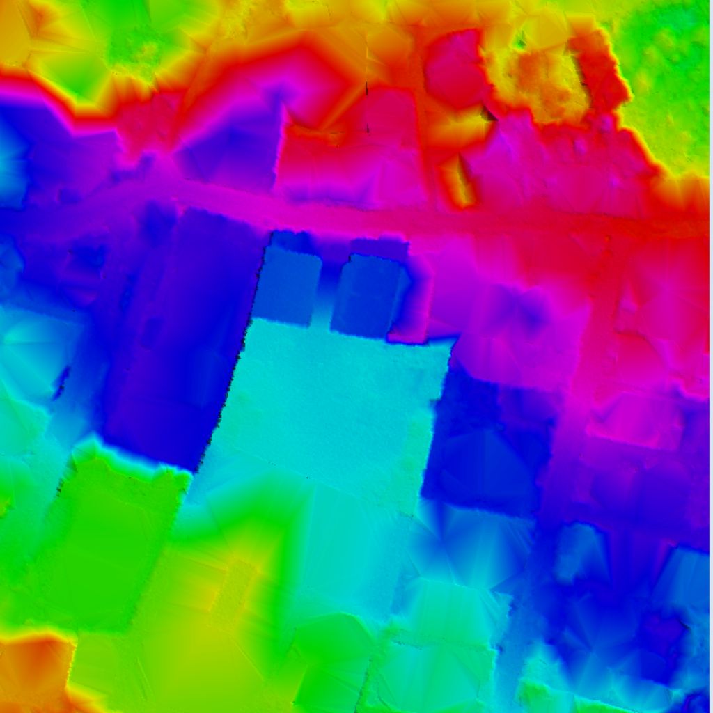 LiDAR Point Cloud vs DEM comparison simulation