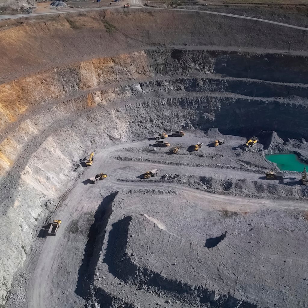 Mining pit details scanning
