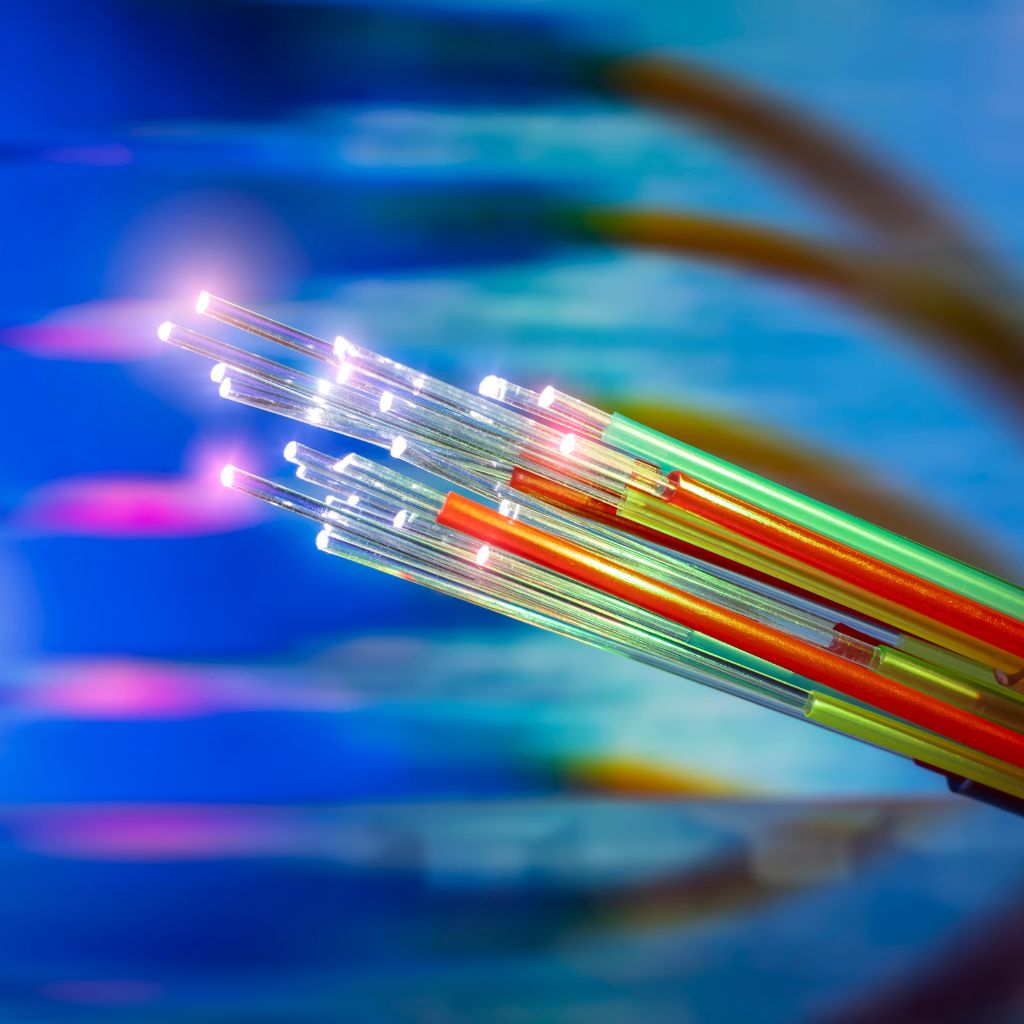Fiber cable laying and route construction